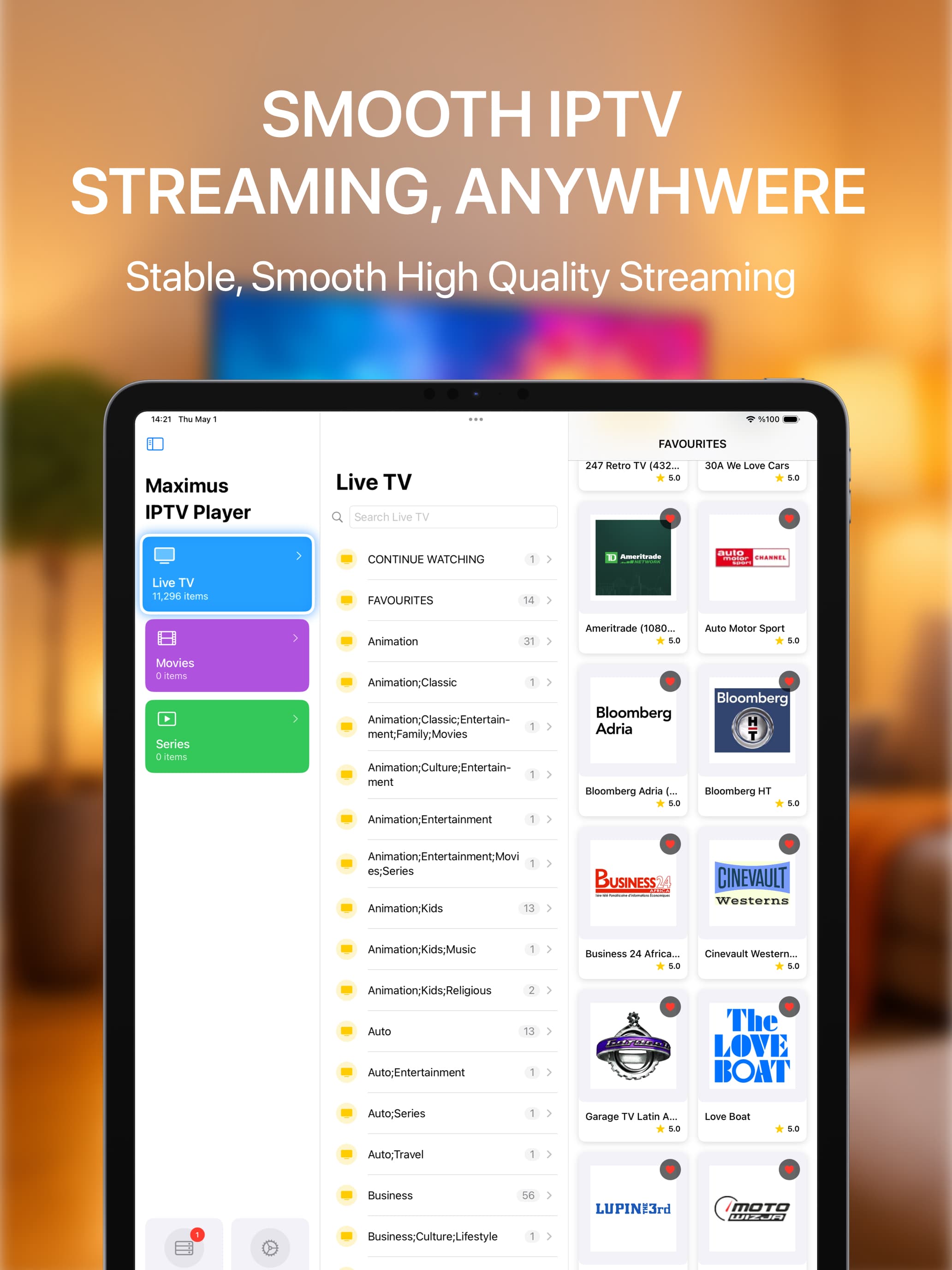 iPad App Screenshot