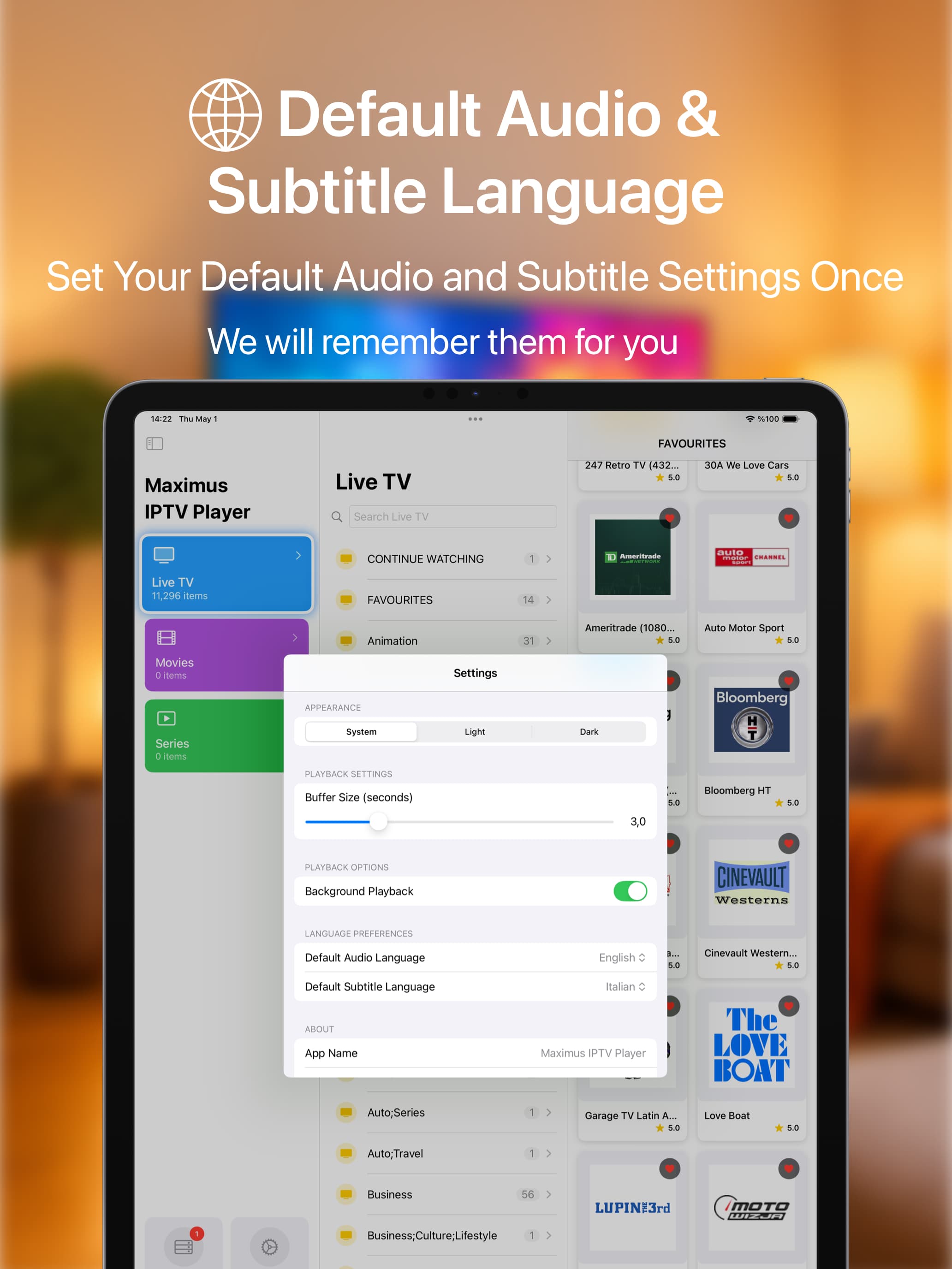 iPad App Screenshot