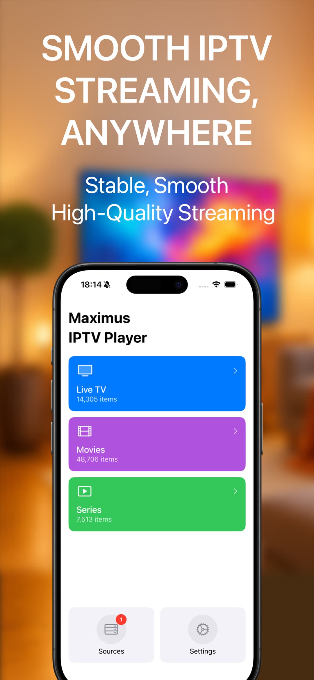 Maximus IPTV Player App