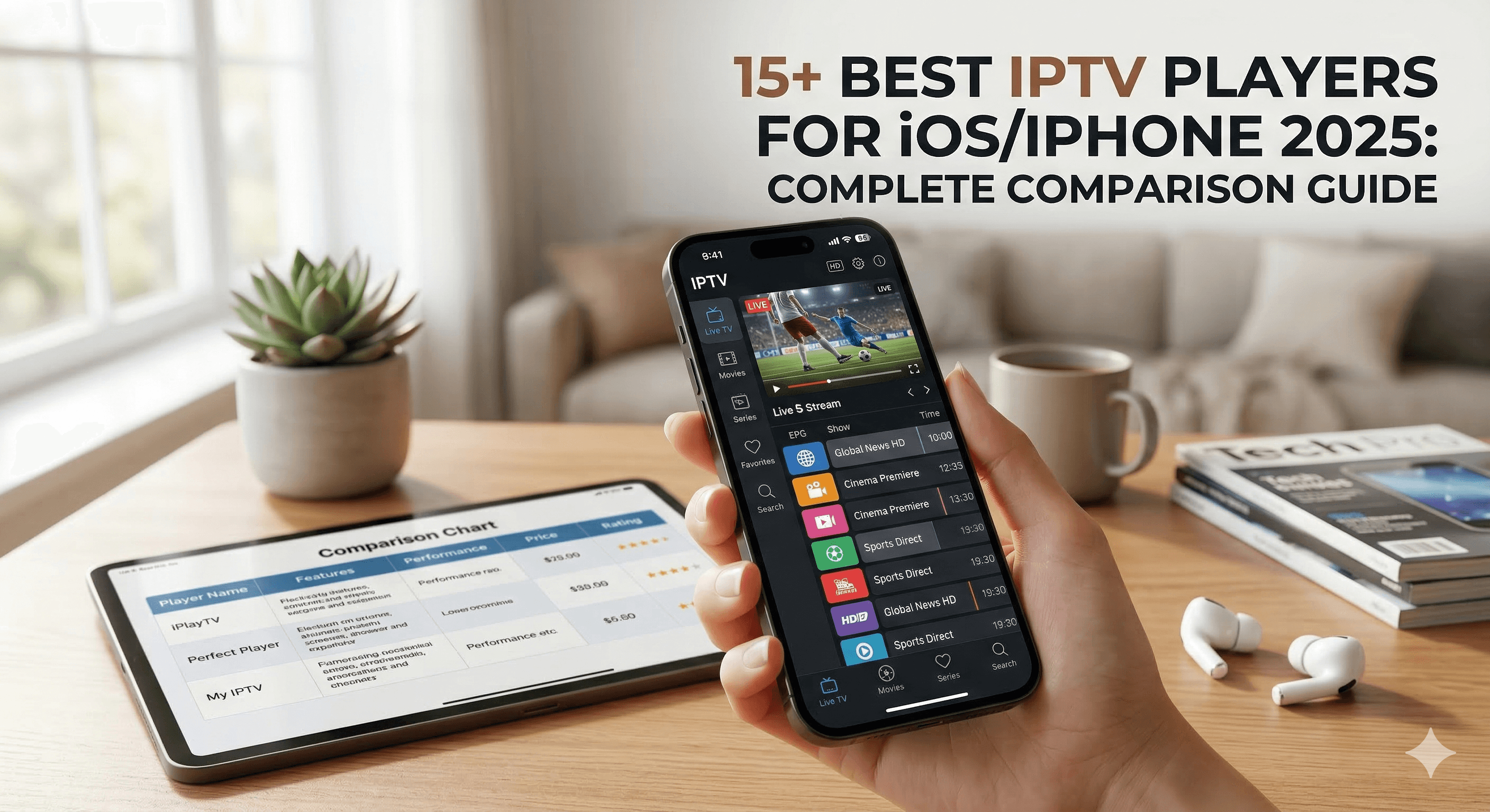 15+ Best IPTV Players for iOS/iPhone 2025: Complete Comparison Guide