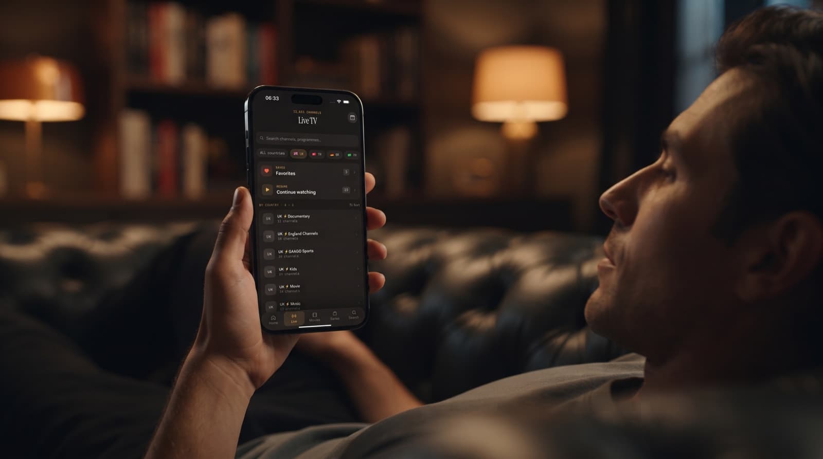 Xtream IPTV Player: Add an Xtream Codes Login on iPhone