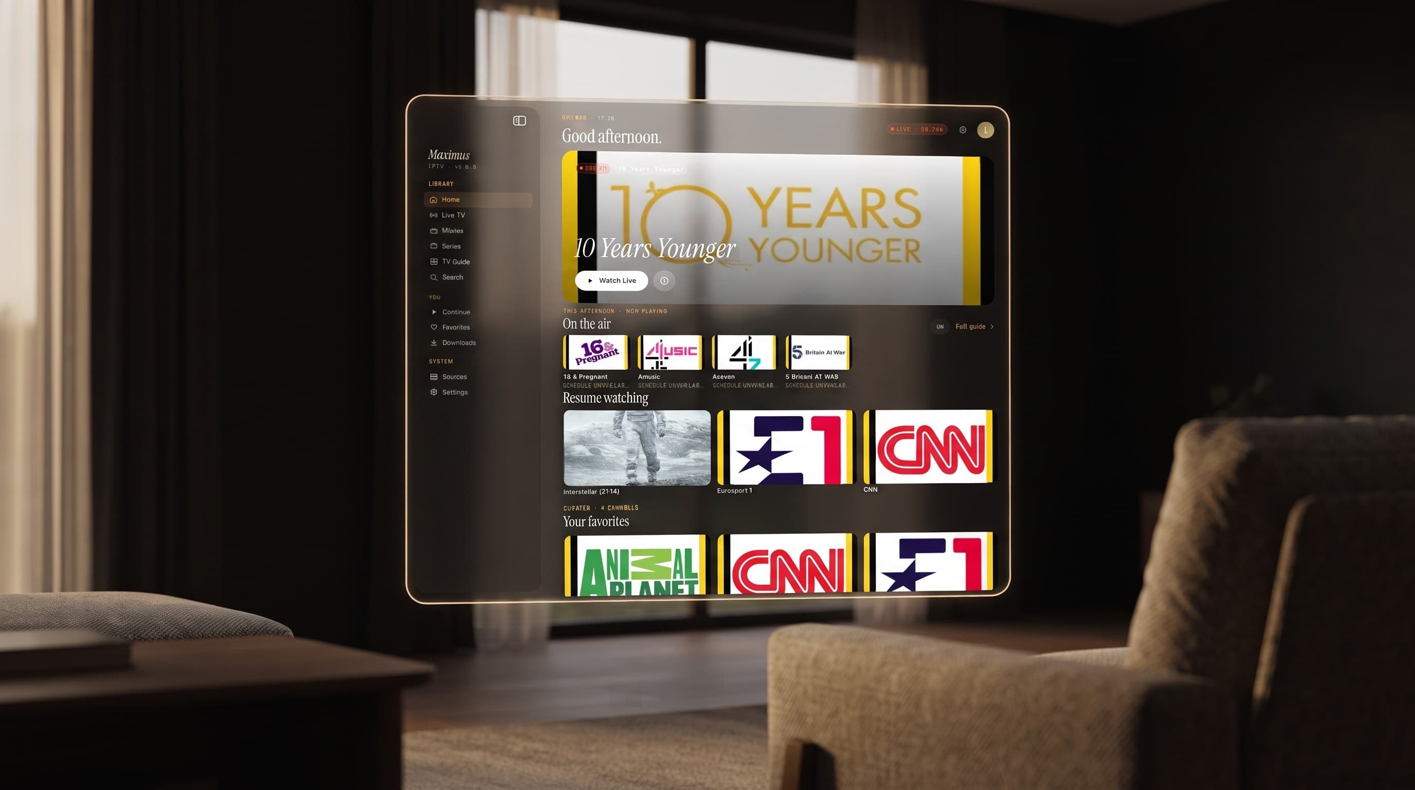 Maximus IPTV Player on Apple Vision: What Actually Works