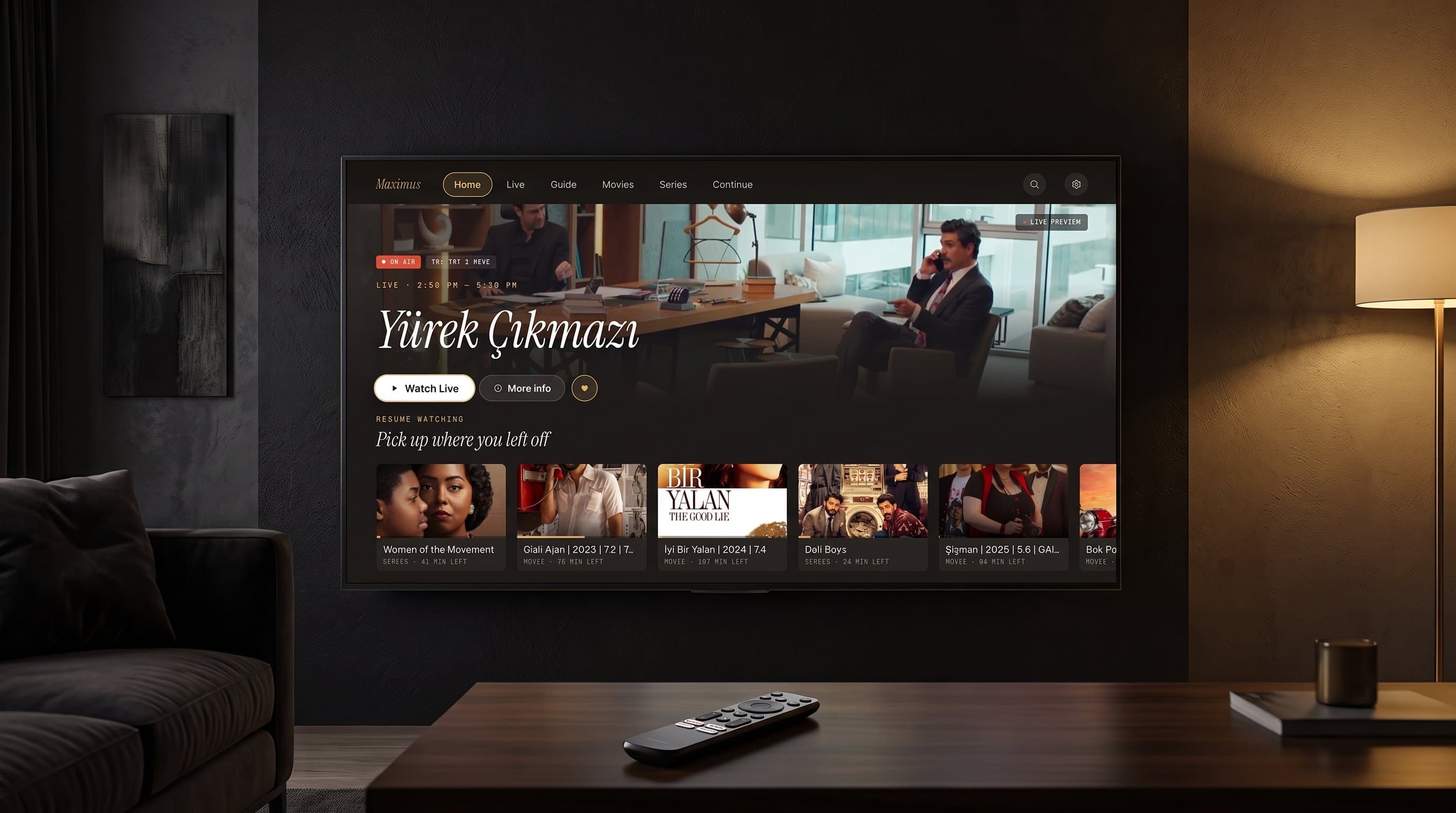Maximus IPTV Player on Android TV: The Living Room Guide